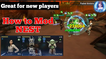 #swgoh - How to Mod NEST. Read Description.