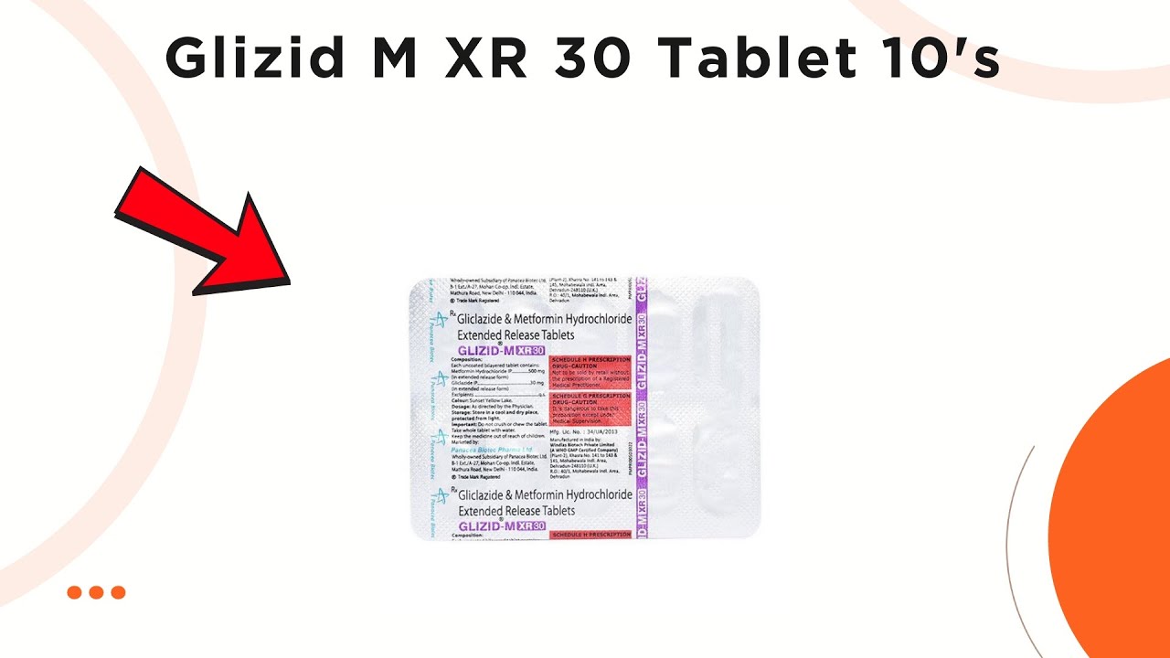 Glizid M XR 30 Tablet Uses | Side Effects & Dosage