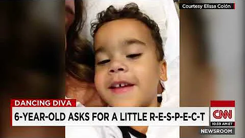 Aretha Franklin has a message for tiny dancer