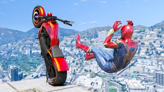 Gta 5 Spiderman Motorcycle Failsragdolls Episode 3 Euphoria Ragdolls