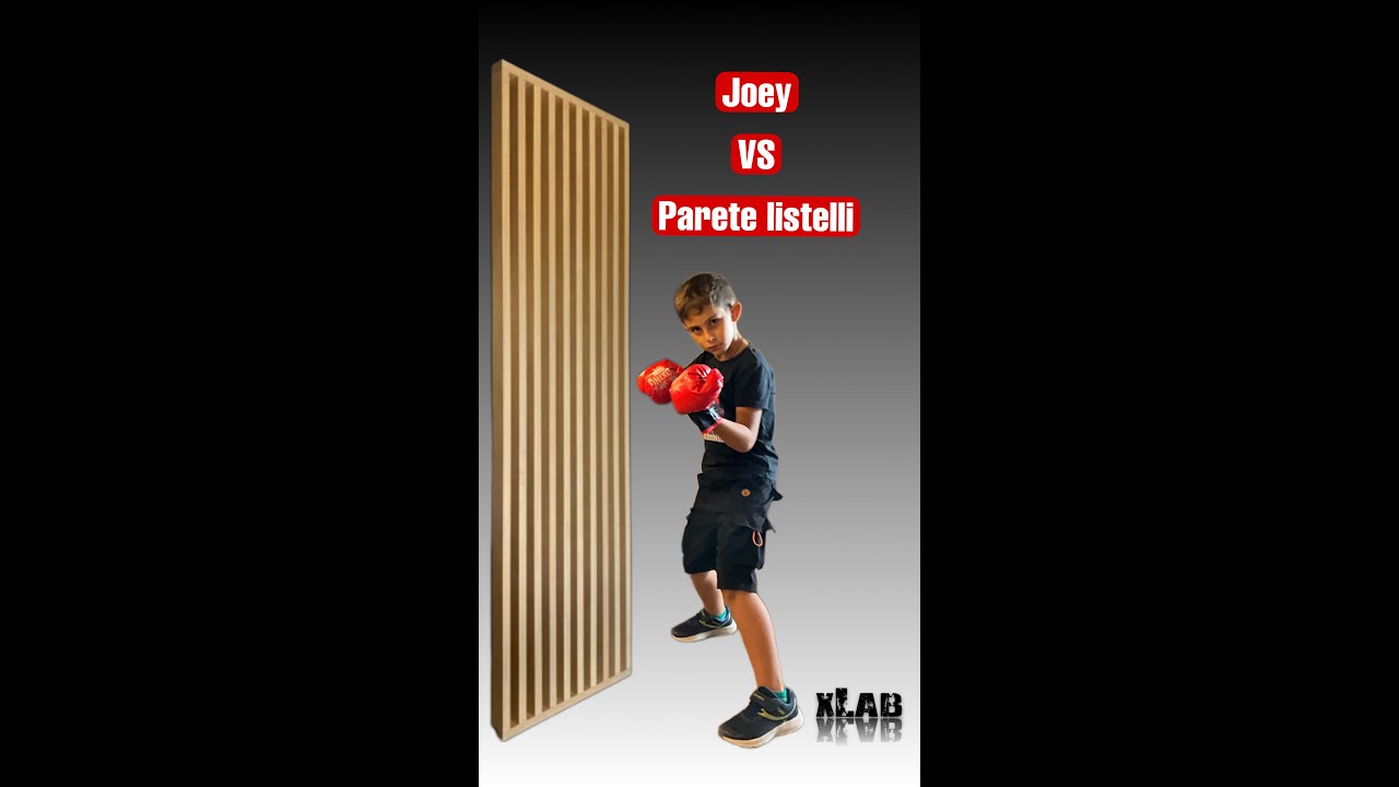 Joey VS parete listelli in legno by XLAB Design 