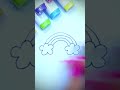 Easy Drawing 🌈 How to Draw Kawaii Rainbow #shorts #drawing #easydrawing #kawaii #doodle