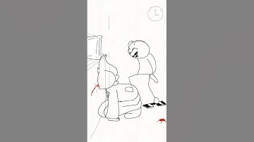 How to come up with ANIMATION IDEAS!! (Epilepsy,Gore) #shorts #flipaclip #animation  #shortanimation