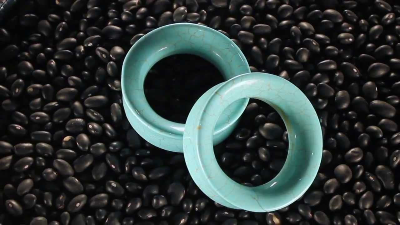 Jumbo Turquoise Tunnels by Diablo Organics