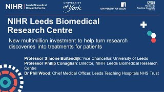 NIHR Leeds Biomedical Research Centre funding announcement