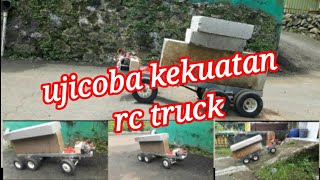 RC Truck-MERCY actros 3363-(6×4) skala 1/8 - Tes kekuatan mesin di jalan menanjak