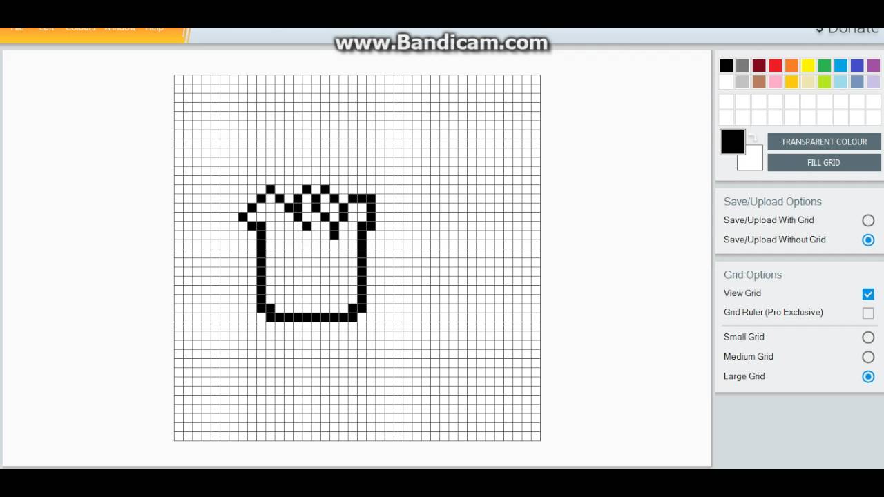 Рисунки по клеточкам картошка фри