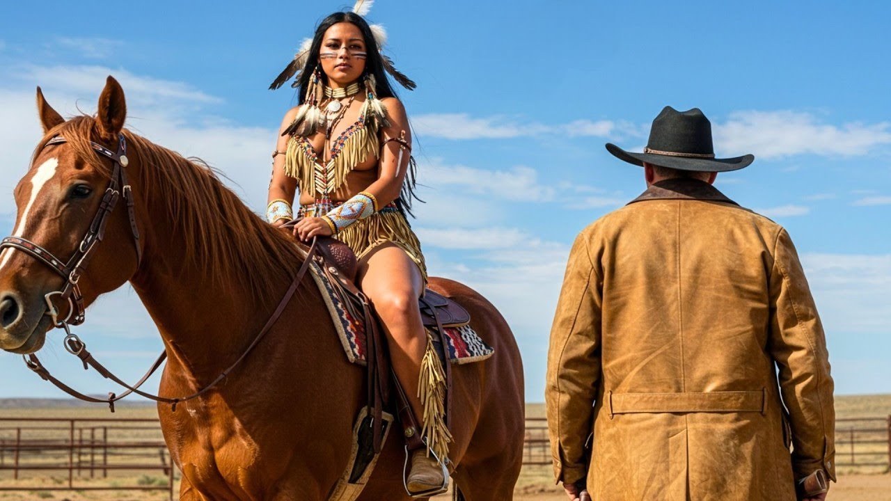 Le cow-boy perdit son cheval, mais le lendemain, il revint avec une femme apache sur le dos !