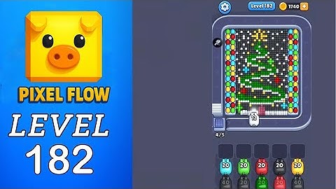 Pixel Flow Level 182 Walkthrough