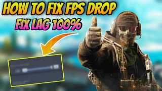 How To Fix COD Mobile FPS Drop | How to play smooth CODM | Fix Lag CODM | Tips and Tricks CODM