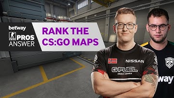 CS:GO Pros Answer: Rank the Current Competitive Maps