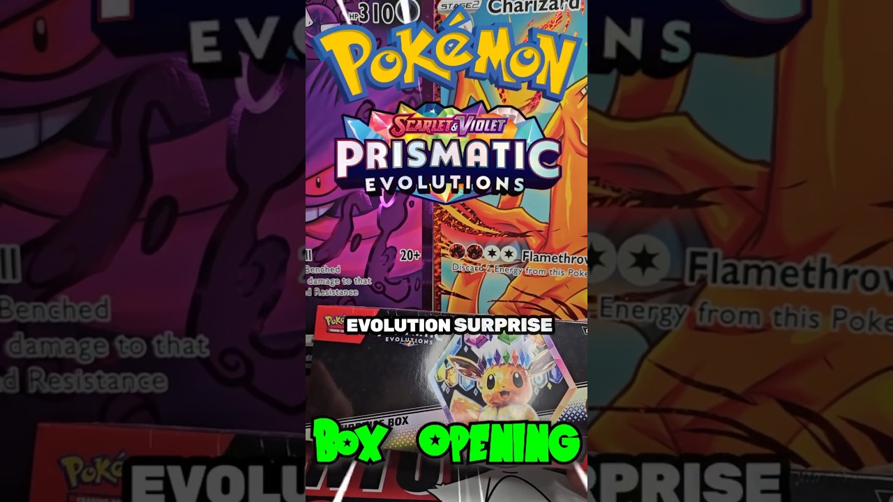 Prismatic Evolutions Box God pack pull off camera! Do we get lucky?! #pokemon #pokemoncards #godpack