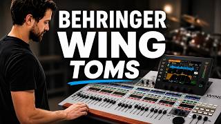 How to Mix Toms on the Behringer Wing | EQ, Gates &amp; Compression