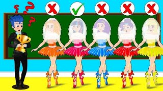 Princess Fashion Dress Design Result with Friends  Hilarious Cartoon Animation