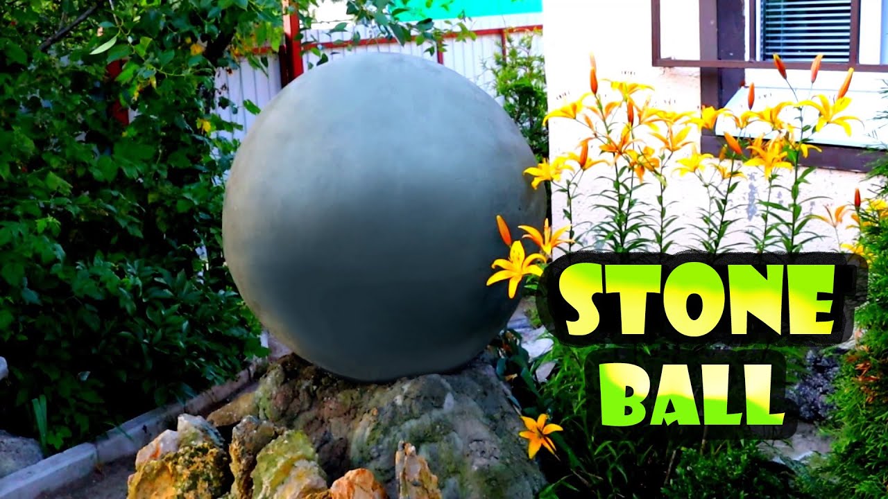 Шар из цемента. Каменный шар | Cement ball. Stone ball