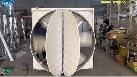 Quạt Composite thông gió trang trại , nhà xưởng thiết kế mới.