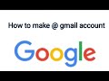 How to make gmail account