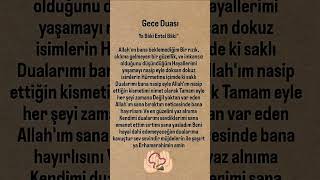 Geceyi Duâ Ile Kapatalım Şfet