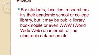 7 Ps of Library Marketing PPT Video