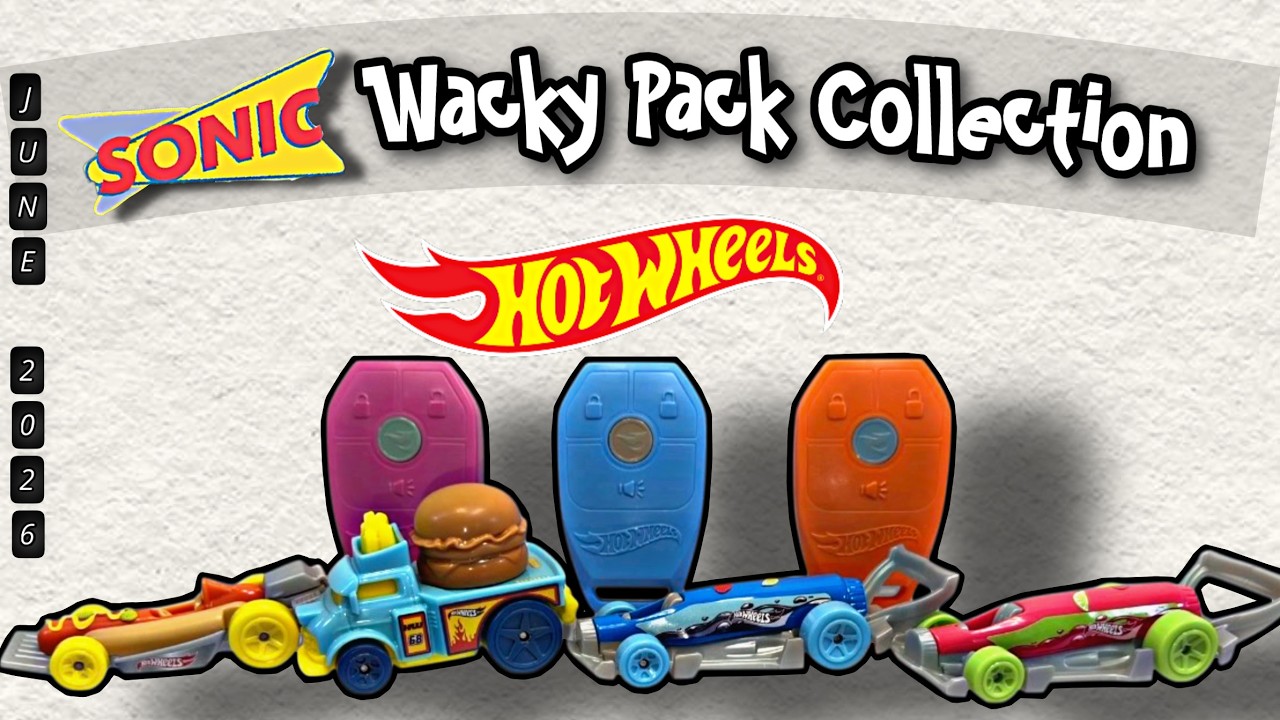 2026 HOT WHEELS FAST FOODiE SONiC WACKY PACK COLLECTiON | June Edition | Spoons & Cars