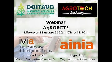 JORNADAS AGRICULTURA 4.0: AgROBOTS (Webinar)