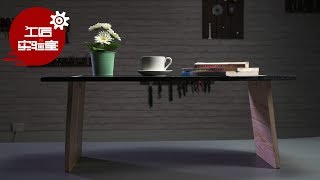 【工匠实验室】47）DIY简易拼装书桌