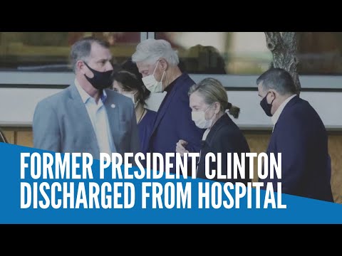 Former president Clinton discharged from hospital