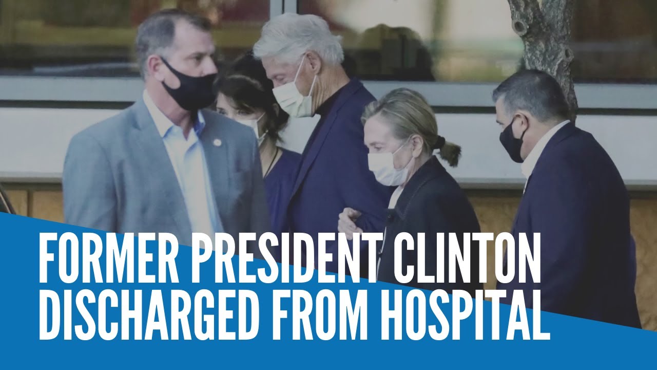 Former president Clinton discharged from hospital
