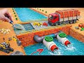 Diy Mini Truck Build Cement Bridge Construction Science project @MiniConsCreator