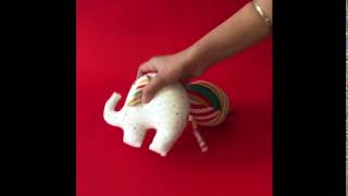 Cutest Organic Plush Rattle Toy for Babies? Ele and Ball Rattle by Shumee