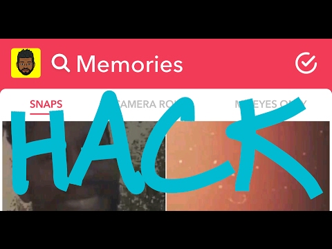 Snapchat Hacks How To Fix A Glitch In Snapchat Memories And