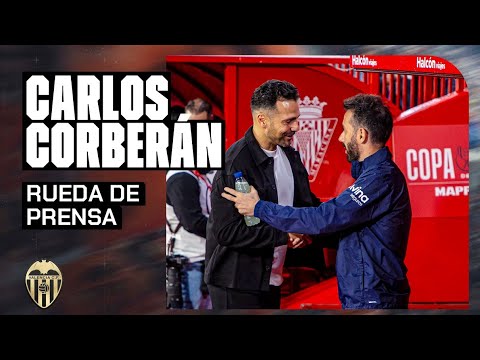 RUEDA DE PRENSA DE CARLOS CORBERÁN POSTERIOR AL UD MARACENA 0 - 5 VALENCIA CF