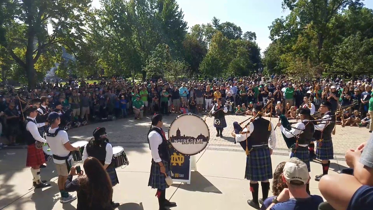 2017 Notre Dame Bagpipe Band Amazing Grace YouTube