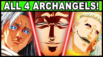 Who are the 4 archangels seven deadly sins?