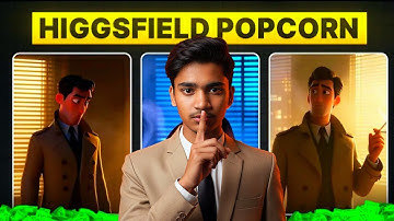 Create Full Ai Movies With Consistent Character & Unlimited AI Image Generator 🔥 Higgsfield Popcorn.