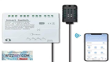 Tuya 7 32V 4CH WiFi Smart Relay Switch With Temperature Humidity Sensor Passive Review