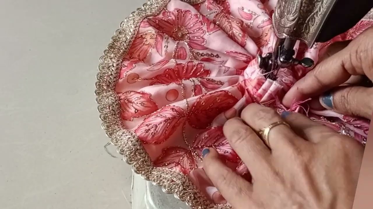 4-5 नंबर के कान्हा जी की गरमी की फैंसी कॉटन ड्रेस #laddugopalposhak #knitternitu 