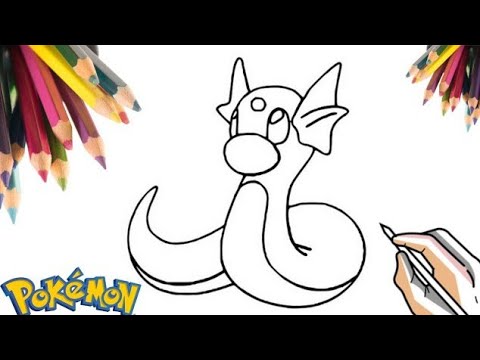 Como desenhar o DRATINI [Pokémon]