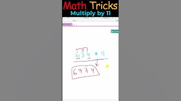 Multiply Any Number by 11 in Seconds! | Vedic Math Hack #MultiplyBy11 #VedicMaths #MathTricks