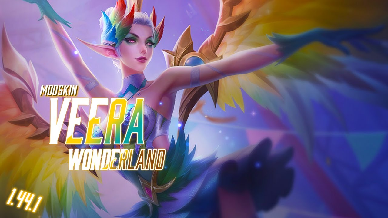 ROV: Mod Skin Veera Wonderland 1.44.1 เทสแล้วไม่หลุด/วิธีลงท้ายคริบ ...