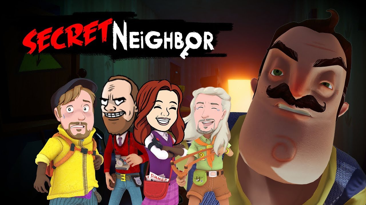 Vem är Grannen!? | Secret Neighbor Med KimmyPOWER och Ufosxm