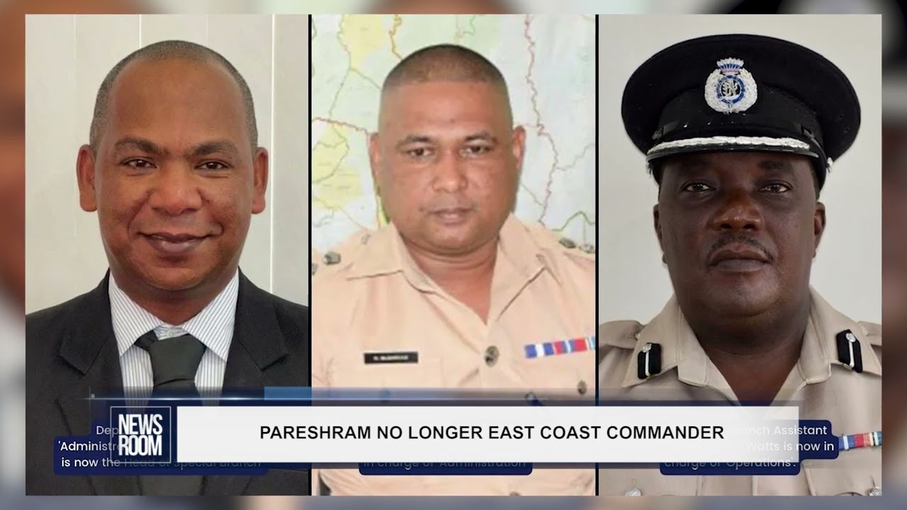 PARESHRAM NO LONGER EAST COAST COMMANDER