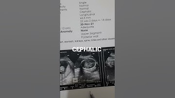 Bacha paet me sedha hae ya ni? ultrasound ki report se kesae pata chale ?