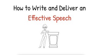 BWA How to Write and Deliver an Effective Speech