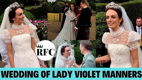 WEDDING of LADY Violet Manners and William James Lindesay-Bethune, VISCOUNT GARNOCK