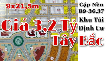 TP Rạch Giá- Cặp nền B9-36,37 KDT Tây Bắc 9x21,5m Giá 3,2 Tỷ #nhipsongrachgia #rachgia #kiengiang