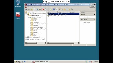 How to Add Users to Groups in Active Directory - Windows Server 2008