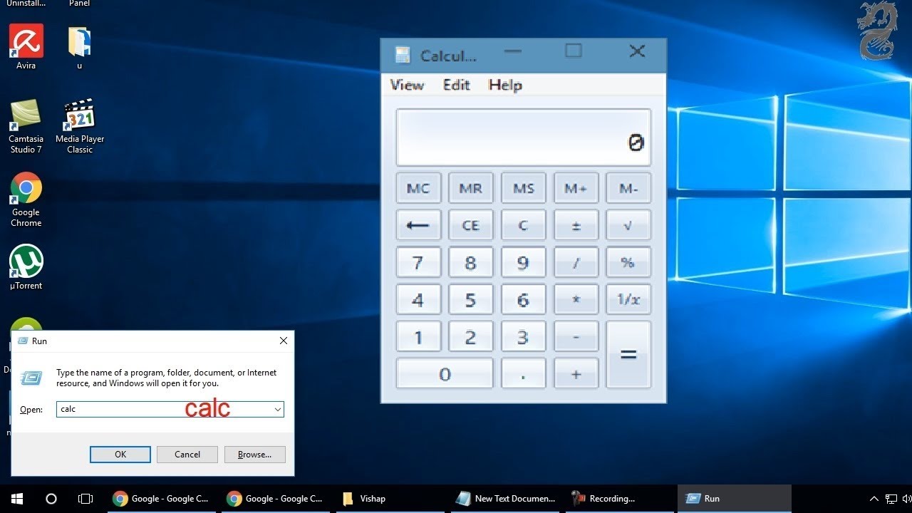How To Open Calculator Using Run Command YouTube