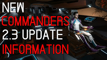 Elite Dangerous: 2.3 COMMANDERS UPDATE - Character Creator and Customization Tool