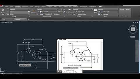 Autocad Drawing Plate - Base Plate 2017 09 18 1201